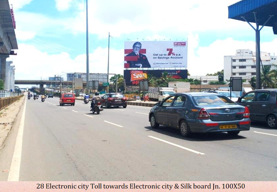 Bangalore  - Electronic city Toll towards Electronic city & Silk board Jn. 