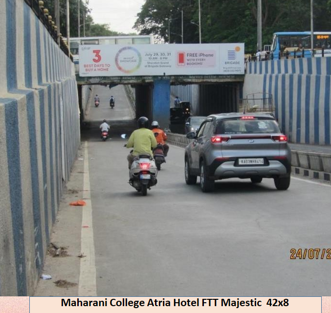 Bangalore - Maharani College Atria Hotel FTT Majestic 