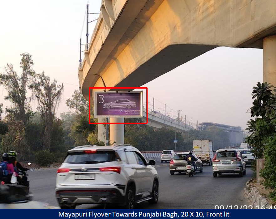 Delhi - Mayapuri Flyover Towards Punjabi Bagh