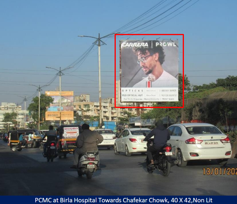 Pune - PCMC at Birla Hospital Towards Chafekar Chowk