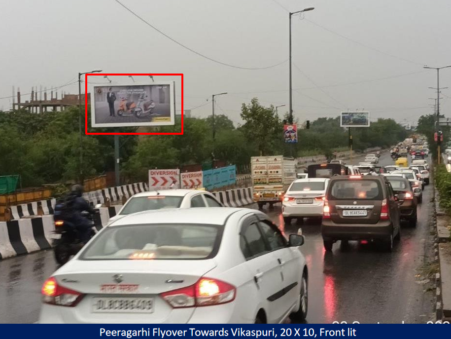 Delhi - Peeragarhi Flyover Towards Vikaspuri