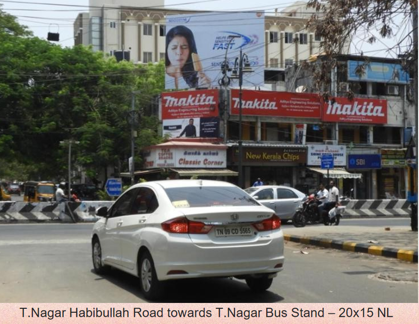 Chennai - T Nagar Habibullah Road towards Bus Stand