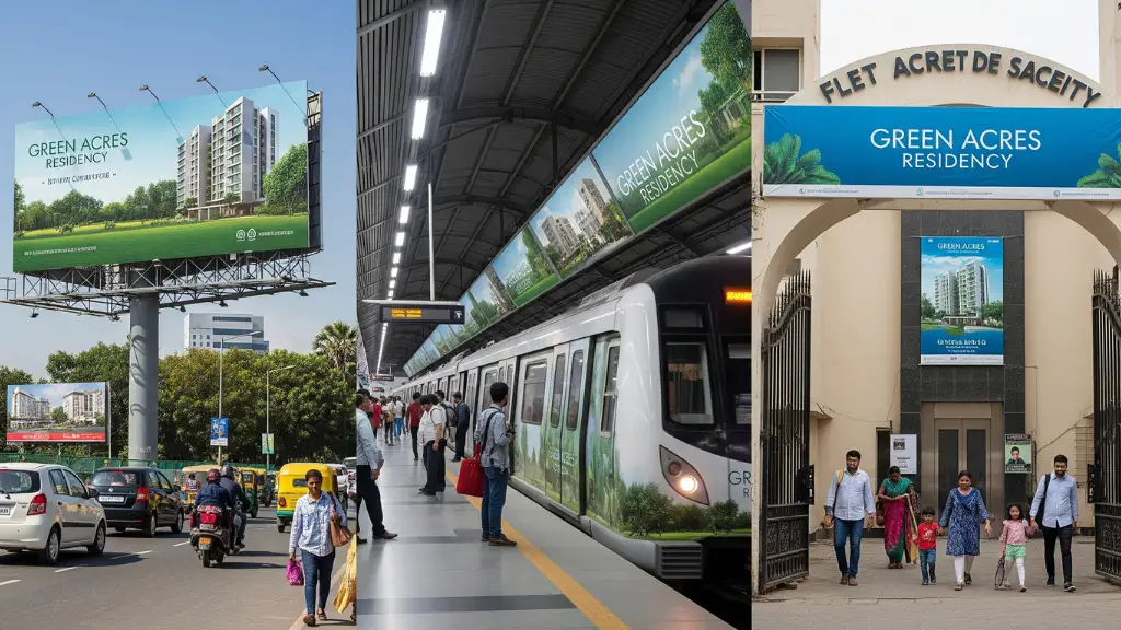 How Real Estate Brands Can Use OOH, Society & Metro Ads for Lead Generation